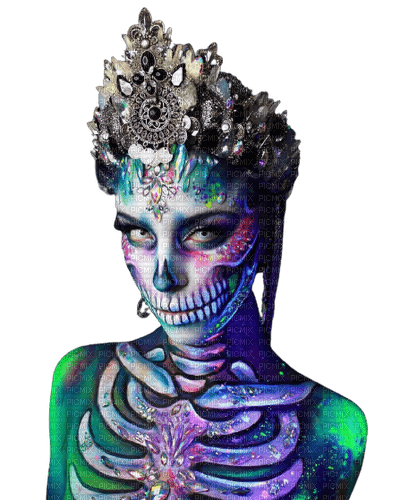 kikkapink gothic dark face woman - δωρεάν png
