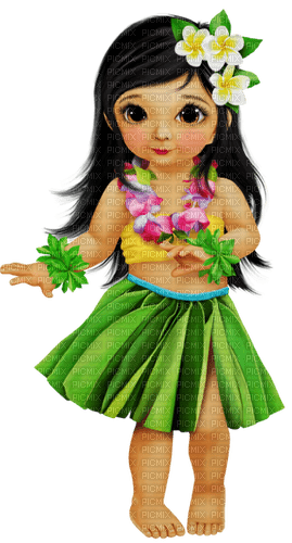 Una niña de Hawaii - ingyenes png
