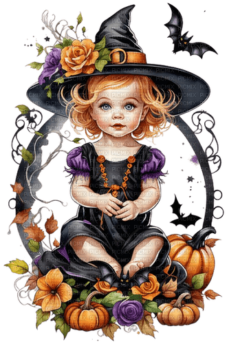 loly33 sorcière halloween - Free PNG
