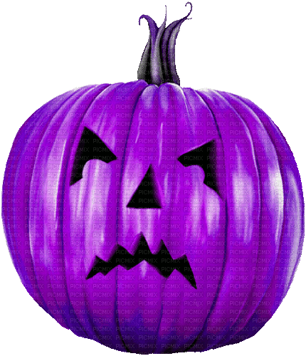 Jack O Lantern.Purple.Animated - KittyKatLuv65 - GIF animate gratis