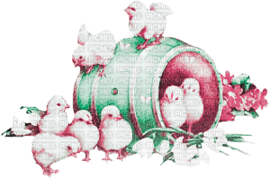 soave deco easter vintage spring chick flowers - png gratuito