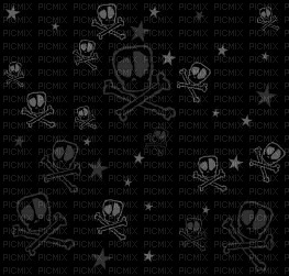 black and grey skull background - ilmainen png