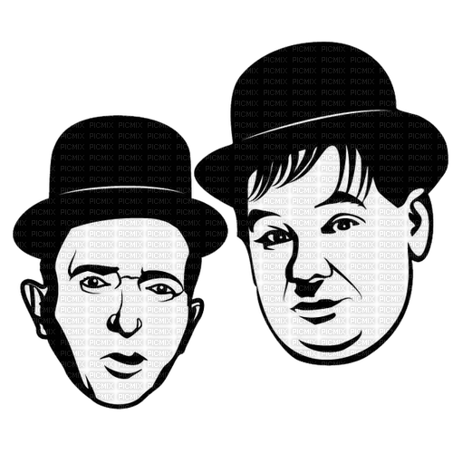 Laurel & Hardy milla1959 - PNG gratuit