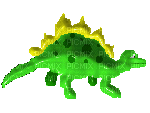 green dino - Ilmainen animoitu GIF