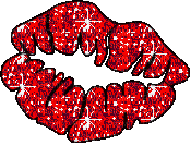 lèvres rouge bouches - Бесплатный анимированный гифка
