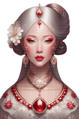 fantasy, geisha, asia, frau, woman, femme - besplatni png
