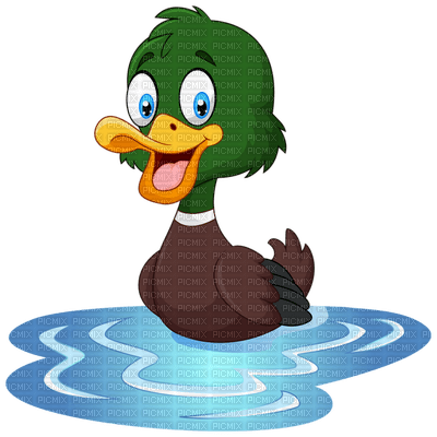 Kaz_Creations Cartoons Cartoon Duck - PNG gratuit