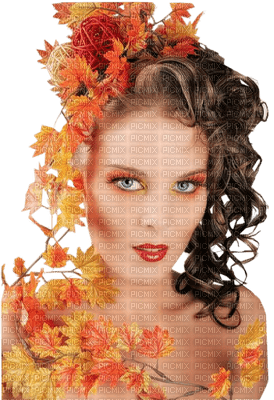 automne femme - Free PNG
