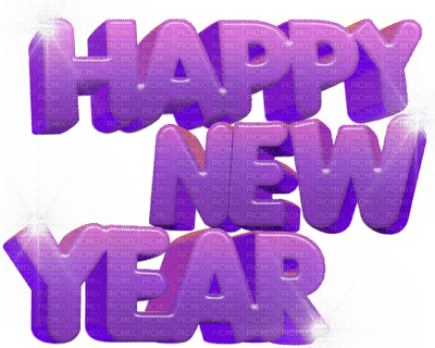 Kaz_Creations Logo Text Happy New Year - безплатен png