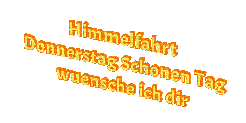 Himmelfahrt - GIF animado gratis