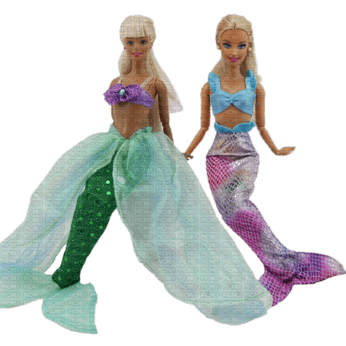 Barbie mermaid - png ฟรี