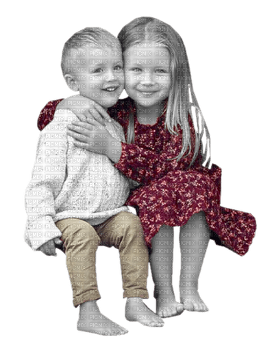 Children couple - ücretsiz png