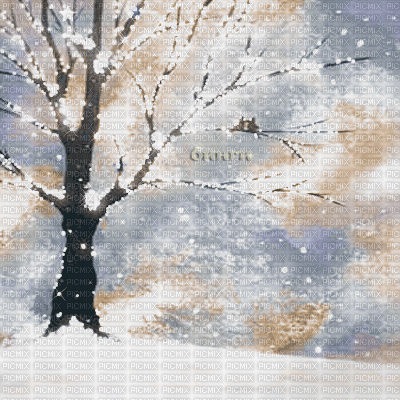 Y.A.M._Winter background - Gratis geanimeerde GIF