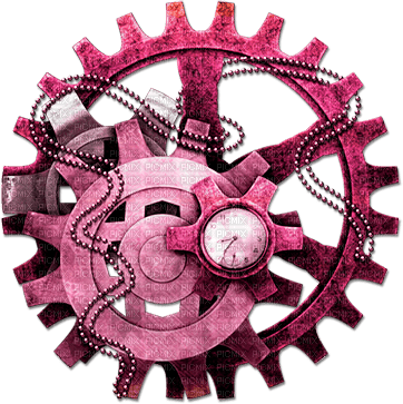 soave deco steampunk pink - Free PNG