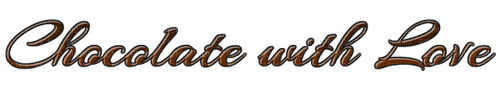 Chocolate Brown Text - Bogusia - δωρεάν png