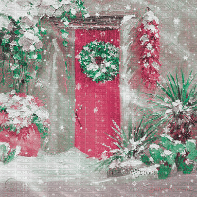 soave background animated vintage christmas winter - Ilmainen animoitu GIF