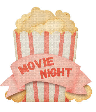 Movie Night Popcorn - png ฟรี