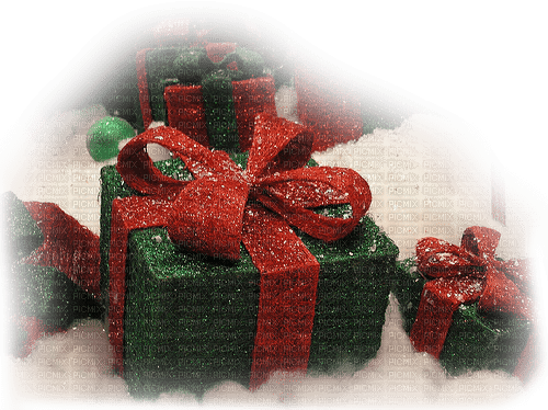 Christmas boxes gifts green sunshine3 - gratis png