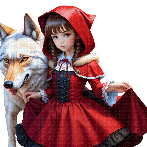 loly33 petit chaperon rouge - 免费PNG
