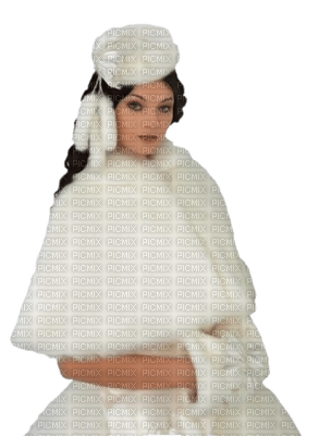 Kaz_Creations Woman Femme White - zdarma png