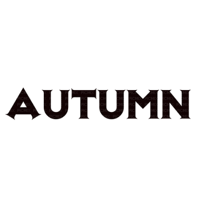 text autumn automne - безплатен png