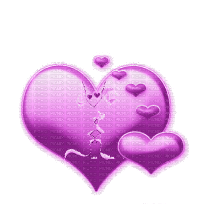 coe s34 violet  purple couple Paar pareja coppia casal - Bezmaksas animēts GIF