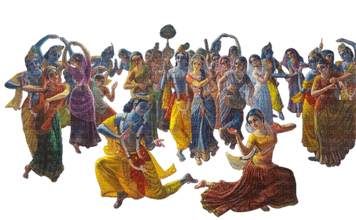 ❤️Radha Krishna ❤️ Maharasa - 免费PNG