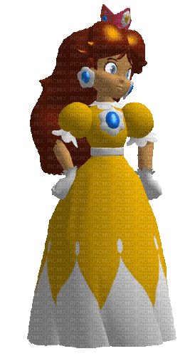 princess daisy - Darmowy animowany GIF