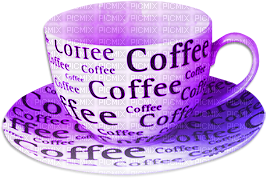 soave deco cup coffee purple - Free PNG