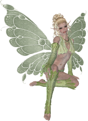 green  fairy laurachan - Free animated GIF