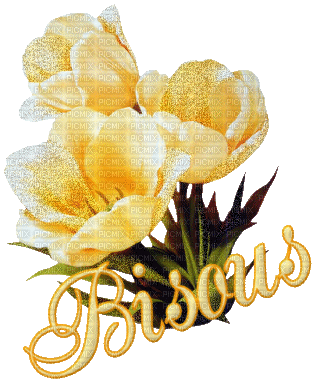 bisous printemps - Gratis animerad GIF