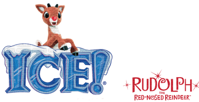 rudolph the red nosed reindeer text logo - PNG gratuit
