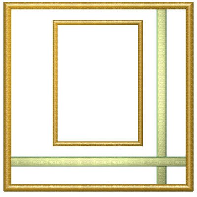 frame cadre rahmen  tube abstract gold - Free animated GIF