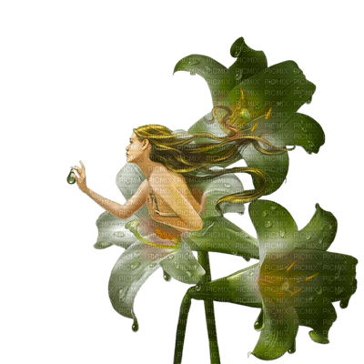 flower woman - 免费PNG