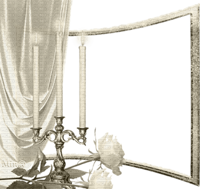 minou-decoration-curtain-candle - nemokama png