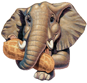 Elefante - Nemokamas animacinis gif