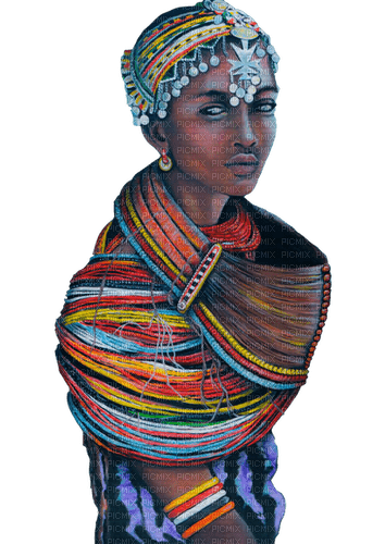 africa woman dolceluna painting - png grátis