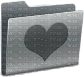 Heart folder icon - png ฟรี