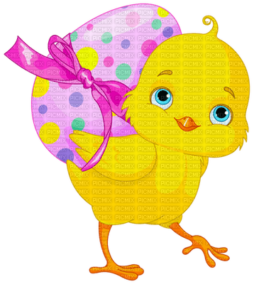 Kaz_Creations Easter Deco Chick - darmowe png