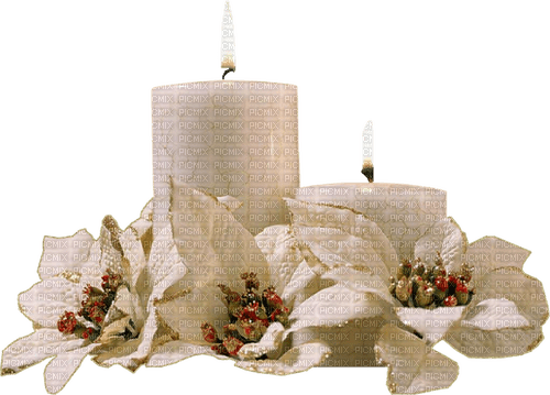Christmas.Candles.Noël.Fleurs.Victoriabea - ingyenes png