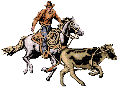 cowboy - GIF animado grátis