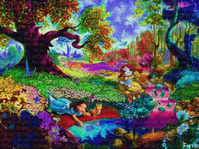 Alice in Wonderland bp - Nemokamas animacinis gif