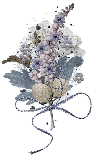 Bouquet Fleur Violet:) - png ฟรี