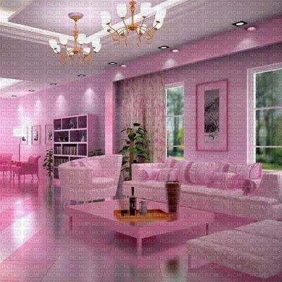 Pink Living Room - zadarmo png