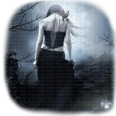 gothic woman femme gothique - Free PNG