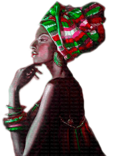 African.Woman - By KittyKatLuv65 - png ฟรี