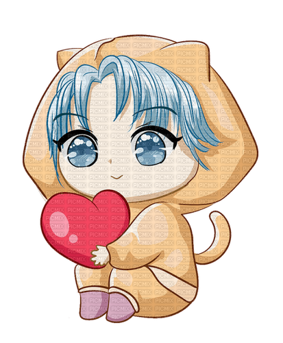 sm3 anime heart cute cartoon image png - Free PNG
