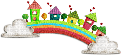 Kaz_Creations Rainbow Rainbows - darmowe png