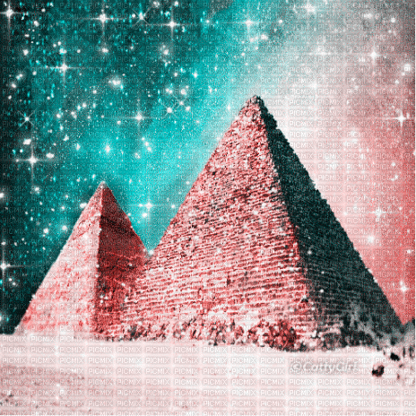pyramids background (credits to cattygirl) - Бесплатный анимированный гифка