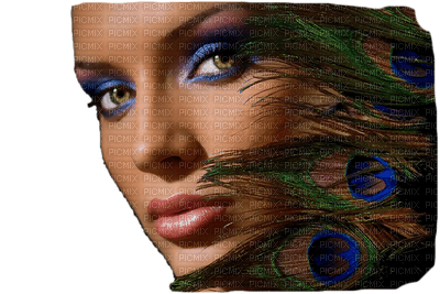 mujer pavo by EstrellaCristal - Free PNG
